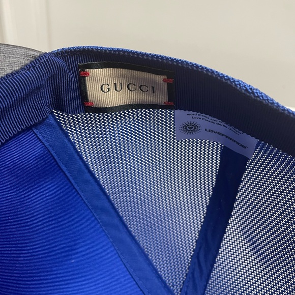 GUCCI LOVE PARADE MESH BASEBALL CAP - Picture 5 of 9